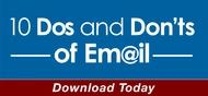 10 dos donts email tip sheet