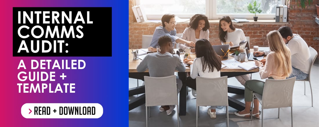 Click to access the free Internal Communications Audit Planning Guide and Template