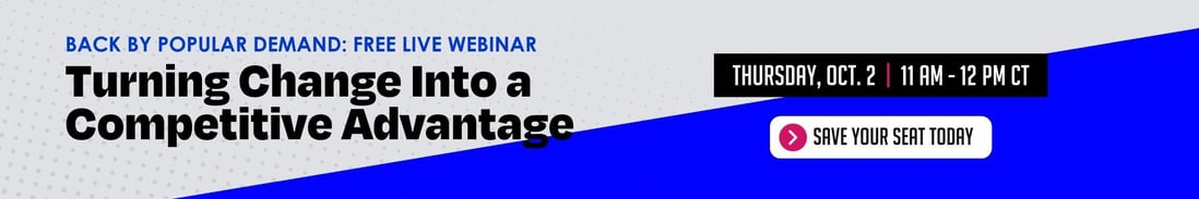 Click to register for the Free Live Webinar covering the new national enterprise change study on October 2nd