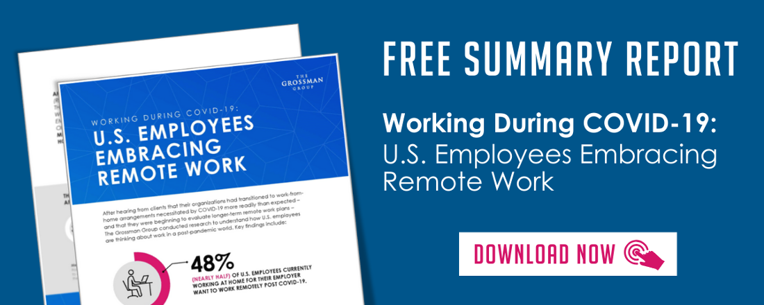 Click to download the Working During COVID-19 Summary Report