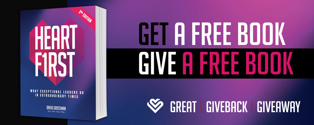 Click to request a free copy of Heart First for you, your team, or a leader you know - The Grossman Group