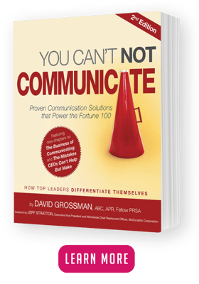 You Can't Not Communicate Book by David Grossman